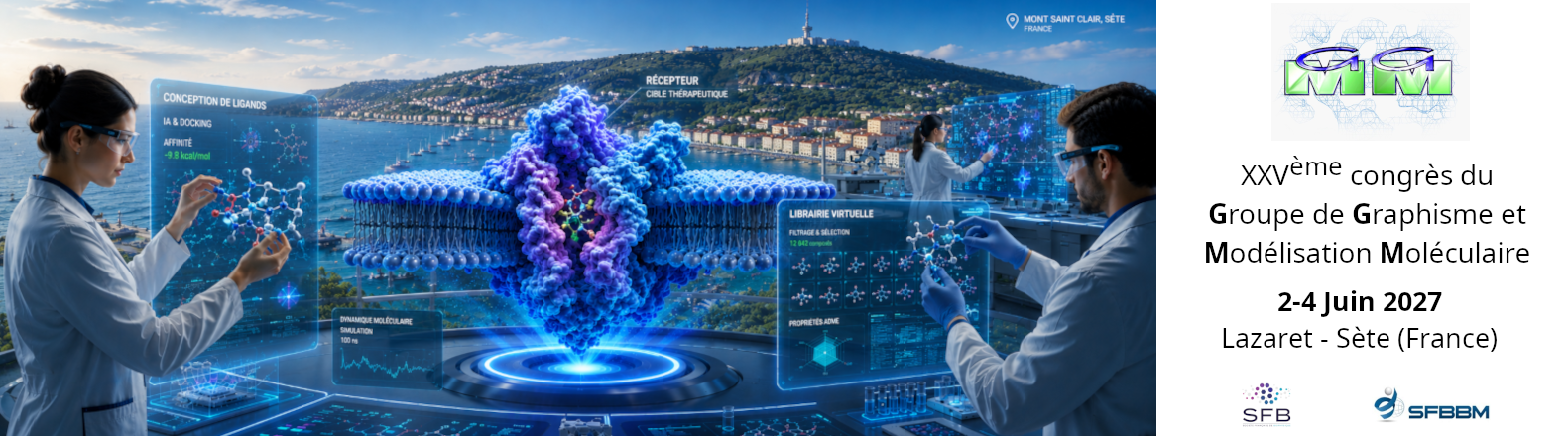 XXVth congress of the Group of Graphism and Molecular Modelling (GGMM)>